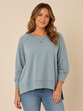 Maurices Dusty Blue Relaxed Sweatshirt